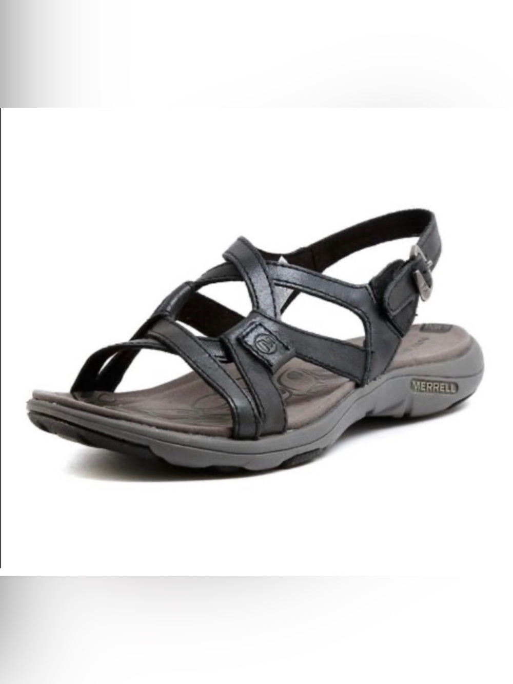 Merrell midnight Black Comfort Strappy Sandal New